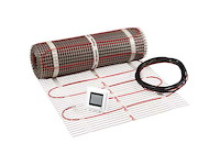 Danfoss efti 150/7 elektrische vloerverwarmingsset 7m2 1050 watt inclusief ectemp touch thermostaat - afbeelding 2 van  5