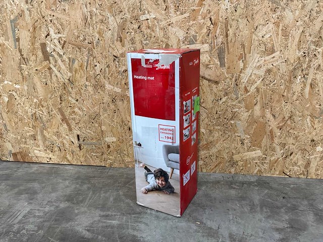Danfoss efti 150/7 elektrische vloerverwarmingsset 7m2 1050 watt inclusief ectemp touch thermostaat - afbeelding 4 van  5