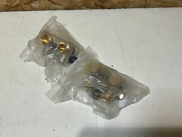 Danfoss h-onderblok type rlv-k 1- en 2-pijps systemen recht 3/4" bn. (2x) - afbeelding 2 van  2