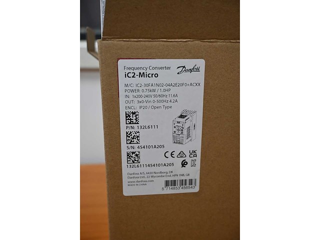 Danfoss ic2-micro frequentie omvormer - ongebruikt - afbeelding 3 van  3