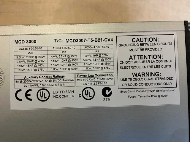Danfoss mcd3000 frequentieregelaar - afbeelding 4 van  4