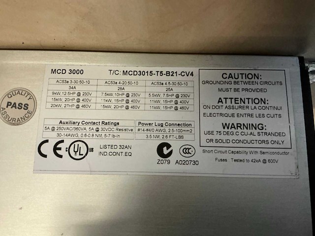 Danfoss mcd3000 frequentieregelaar - afbeelding 3 van  5