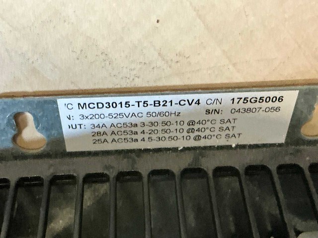 Danfoss mcd3015 frequentieregelaar - afbeelding 3 van  5