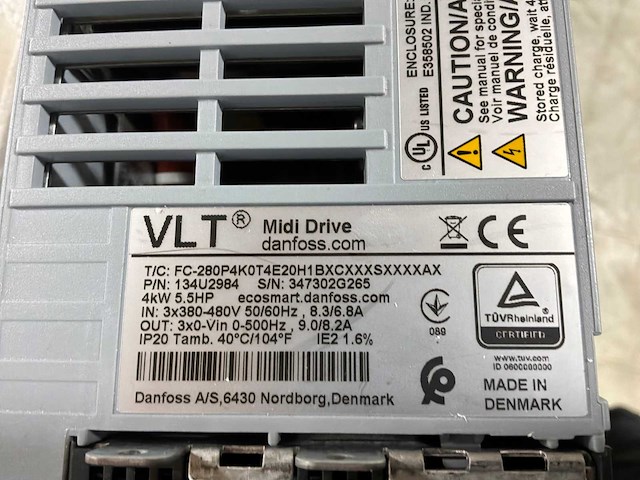 Danfoss midi drive fc 280 frequentieregelaar - afbeelding 3 van  4
