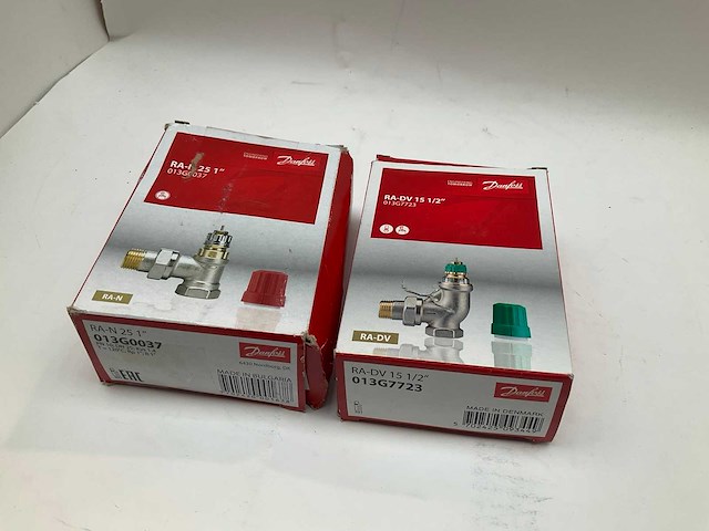 Danfoss ra-n 25 1” en ra-dv 15 1/2” thermostaatkranen - afbeelding 2 van  3
