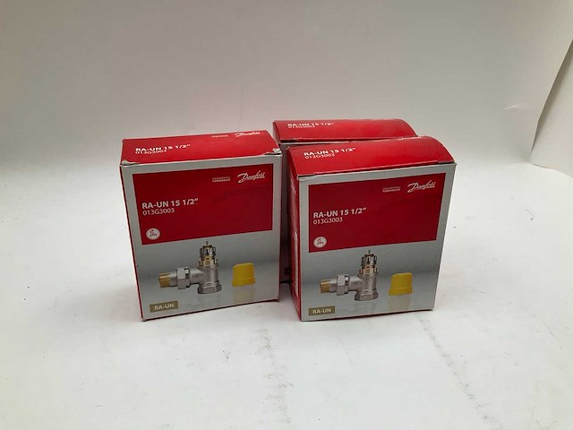Danfoss ra-un 15 013g3003 radiatorafsluiter haaks 1/2” (3x) - afbeelding 2 van  4