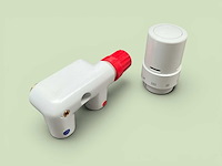 Danfoss thermostaat blok haaks - afbeelding 1 van  2