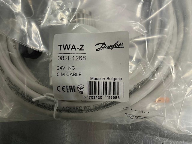Danfoss twa-z thermische actuator (55x) - afbeelding 3 van  4