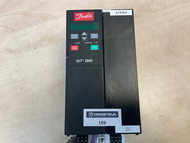 Danfoss vlt 2800 frequentieregelaar - afbeelding 1 van  3