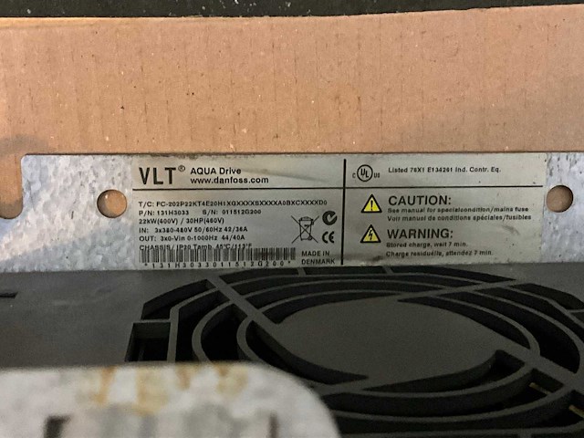 Danfoss vlt aqua drive 22 kw frequentieregelaar - afbeelding 5 van  5