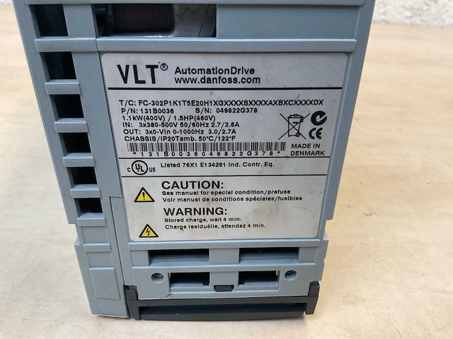 Danfoss vlt automation drive frequentieregelaar - afbeelding 3 van  3