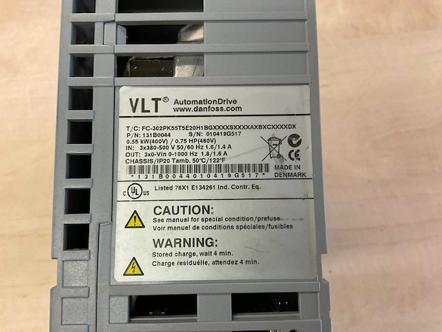 Danfoss vlt automation drive frequentieregelaar - afbeelding 3 van  3