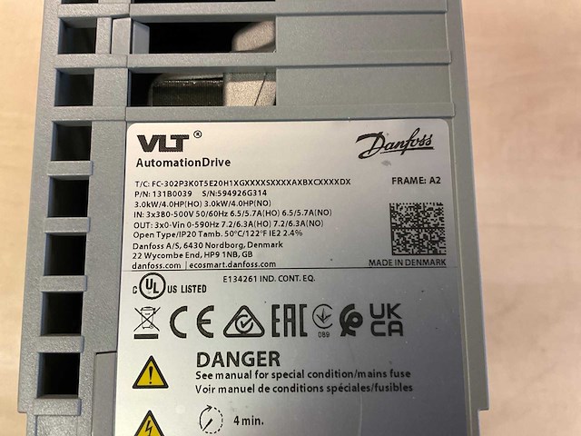 Danfoss vlt automation drive frequentieregelaar - afbeelding 3 van  3