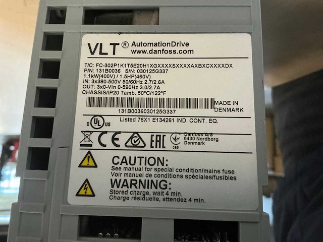Danfoss vlt automationdrive frequentieregelaar - afbeelding 4 van  4