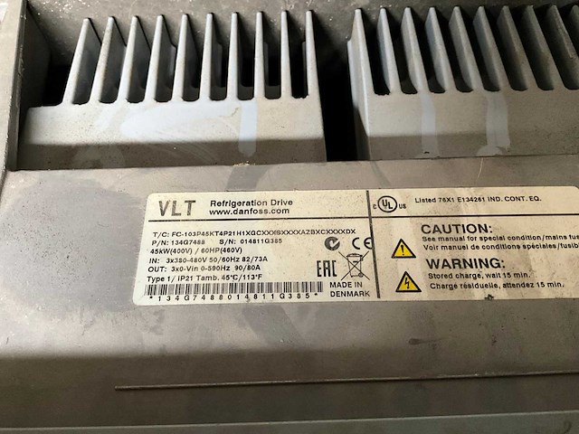 Danfoss vlt fc-103 frequentieregelaar - afbeelding 4 van  4