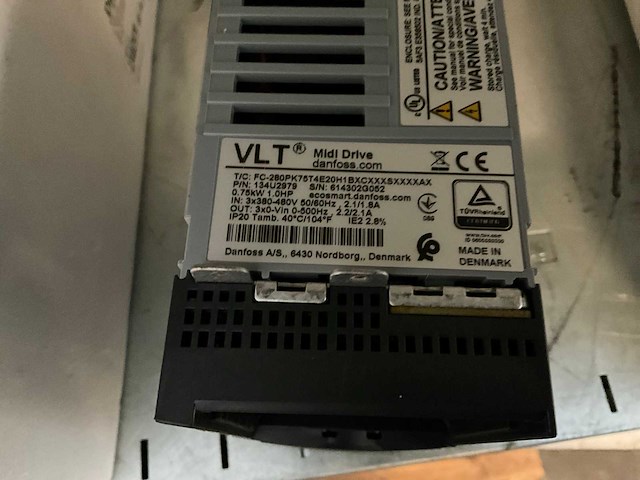 Danfoss vlt midi drive fc-280 0,75 kw - afbeelding 5 van  6