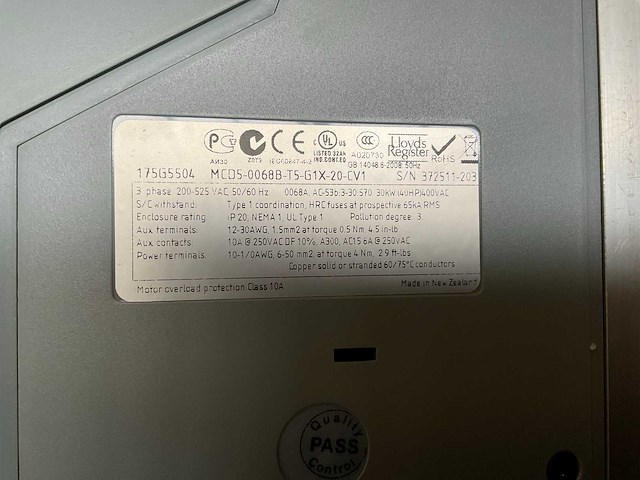 Danfoss vlt soft starter mcd5-0068b frequentieregelaar - afbeelding 2 van  2