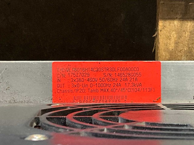 Danfoss vtl 6000hvac 17,3kva frequentieregelaar - afbeelding 5 van  5