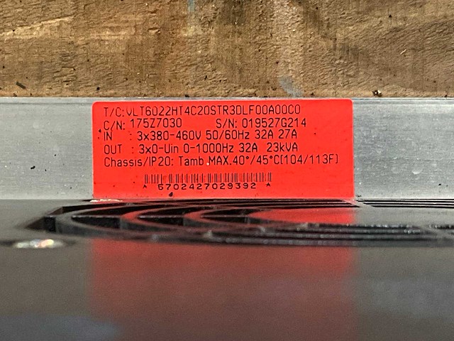 Danfoss vtl 6000hvac 23 kva frequentieregelaar - afbeelding 4 van  4