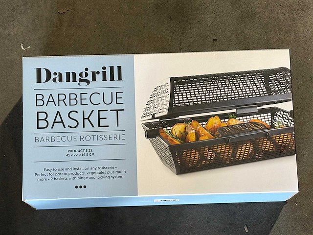 Dangrill barbecue basket/rotisserie (132x) - afbeelding 1 van  3