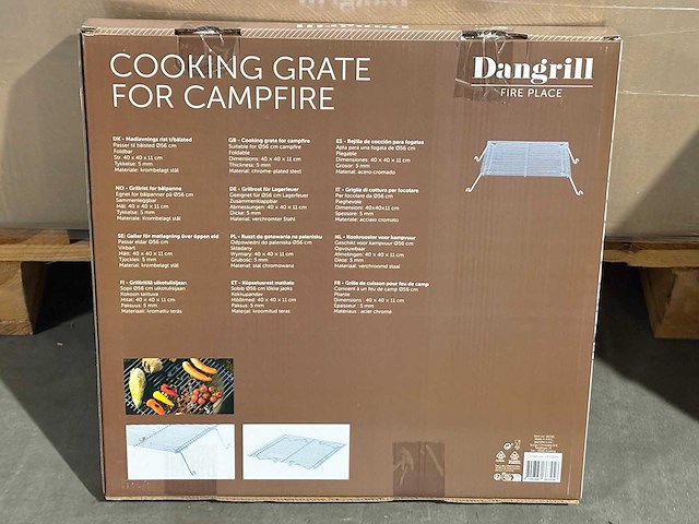 Dangrill kampvuur grill roosten (210x) - afbeelding 2 van  3