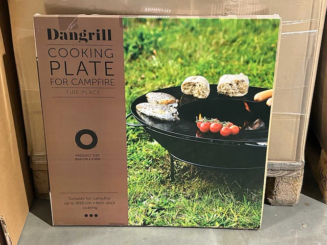 Dangrill kampvuur kookplaat (78x) - afbeelding 1 van  6