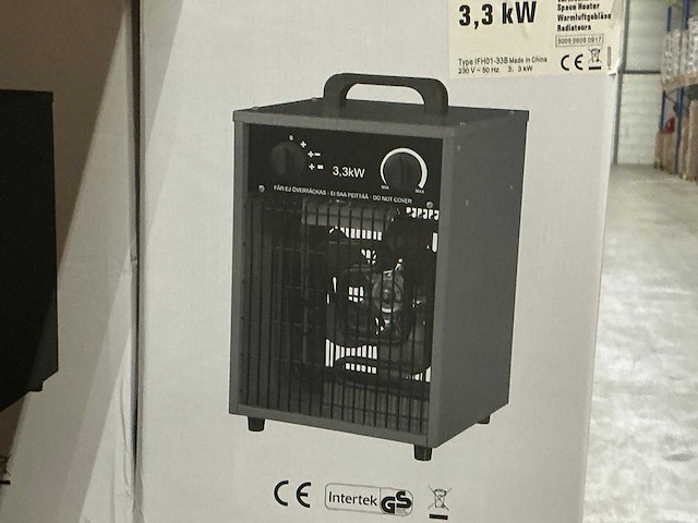 Dania 3,3kw electroheater (32x) - afbeelding 1 van  2