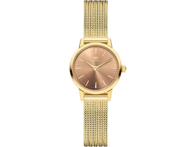 Danish design akilia mini horloge vrouwen goud/bruin - afbeelding 1 van  1