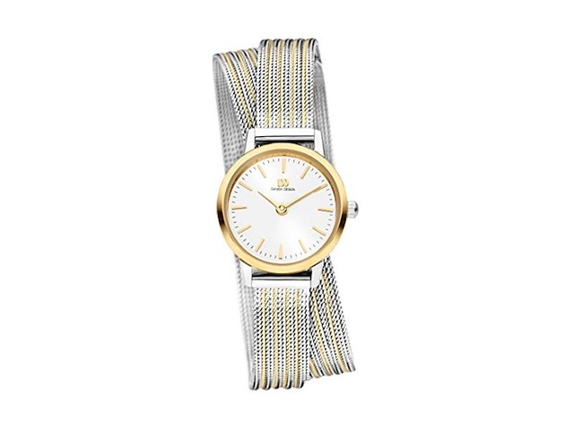 Danish design iv85q1268 dames akilia mini swing horloge zilver/goud - afbeelding 1 van  2