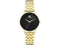 Danish design nosttalgi 1988 iv99q1288 horloge goudkleurig - afbeelding 1 van  1