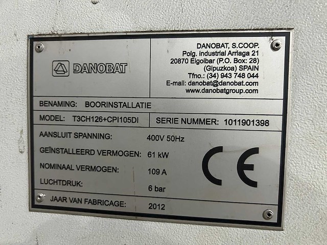 Danobat - 2012 - t3ch126+cpi105di - boor- zaagstraat - afbeelding 64 van  76