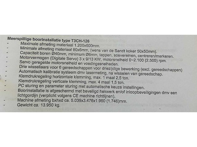 Danobat - 2012 - t3ch126+cpi105di - boor- zaagstraat - afbeelding 70 van  76