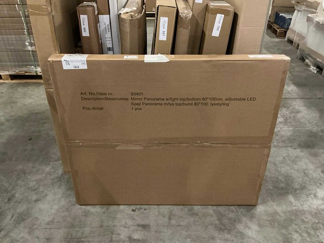 Dansani 93401 80x100cm panorama led spiegel - afbeelding 2 van  2