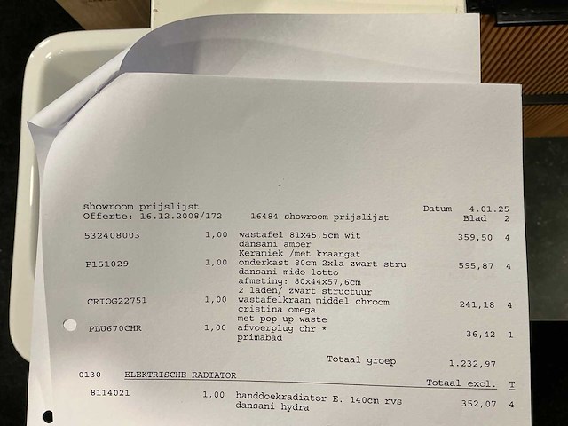 Dansani mido lotto wastafelopstelling - afbeelding 7 van  7