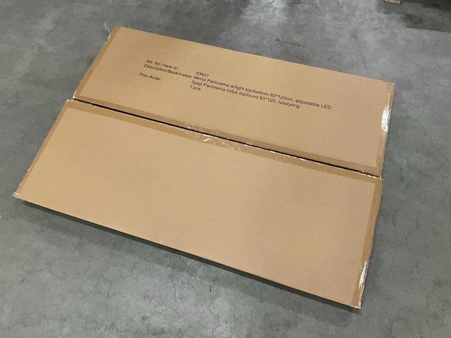 Dansani panorama spiegel 80x120cm - afbeelding 2 van  3