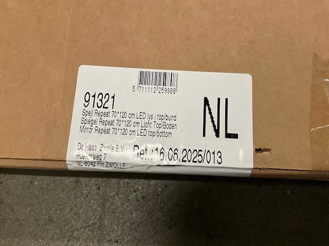 Dansani repeat spiegel 70x120cm - afbeelding 3 van  3