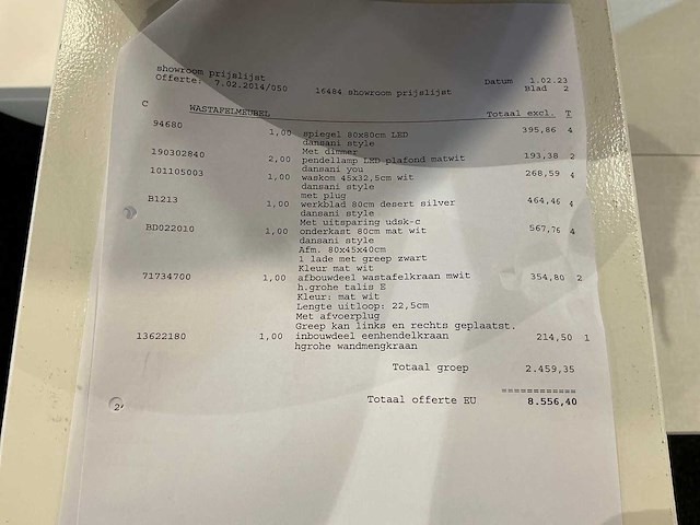 Dansani style wastafelopstelling - afbeelding 7 van  7