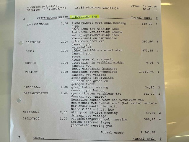 Dansani you wastafelopstelling - afbeelding 8 van  8