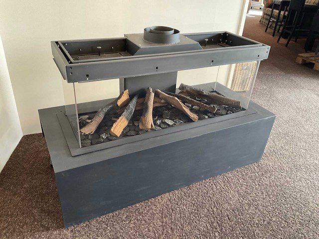 Danta 1100 inbouw tunnel gashaard 4-zijdig - afbeelding 2 van  8