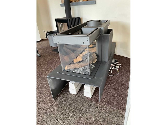 Danta 1100 inbouw tunnel gashaard 4-zijdig - afbeelding 3 van  8