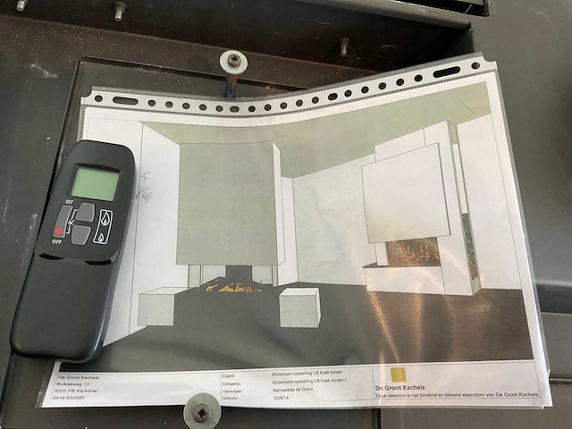 Danta 1100 inbouw tunnel gashaard 4-zijdig - afbeelding 8 van  8