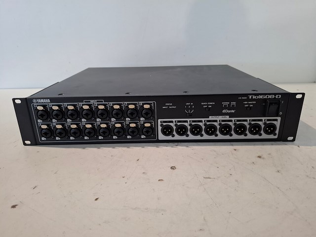 Dante stagebox, yamaha, tio 1608-d - afbeelding 1 van  3