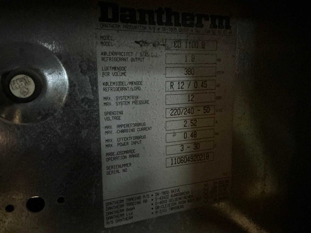 Dantherm cd 1100 g bouwdroger - afbeelding 5 van  5