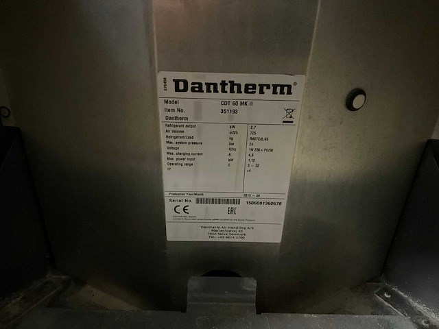 Dantherm cdt 60 bouwdroger - afbeelding 6 van  6