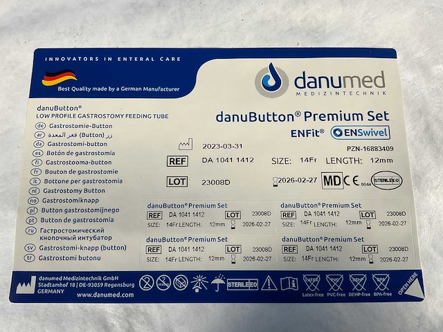Danumed - danubutton premium set, ch.14, l. 12mm (15x) - afbeelding 3 van  7