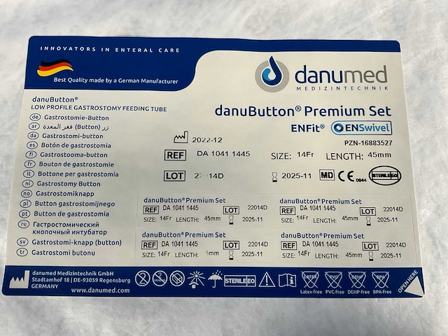 Danumed - danubutton premium set, ch.14, l. 45mm (5x) - afbeelding 3 van  6