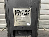 Dap audio 12 inch - k112 - speakers (4x) - afbeelding 6 van  6