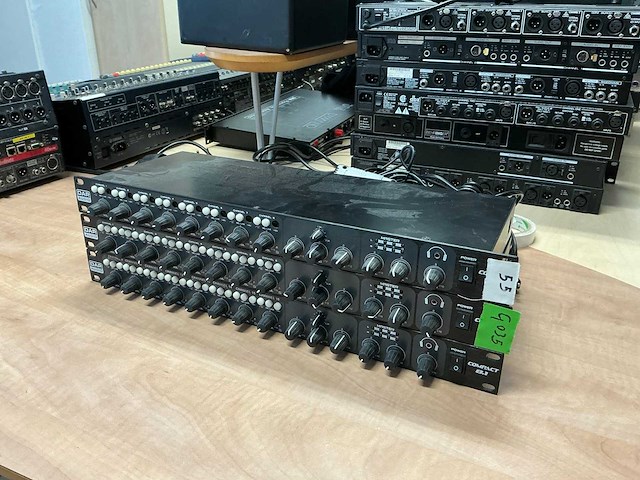 Dap audio 802 rackmixer (3x) - afbeelding 1 van  4