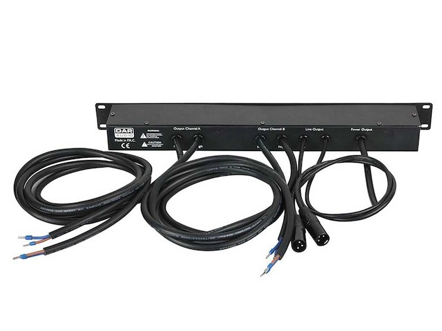 Dap audio acu-100 aansluitpaneel - afbeelding 2 van  4