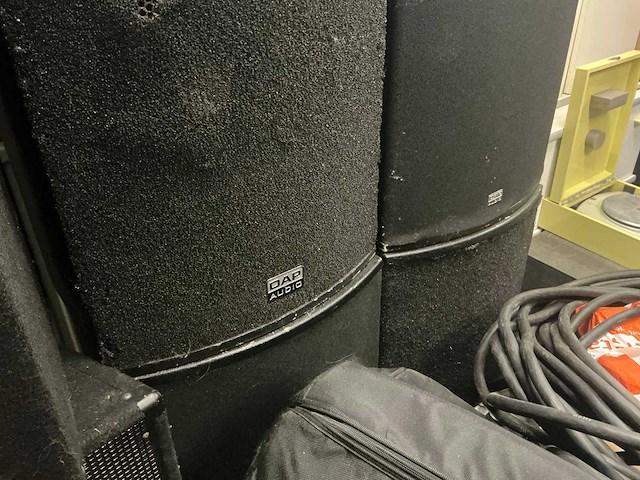 Dap audio cx -15 speaker (4x) en dap ba-200 speaker - afbeelding 2 van  9